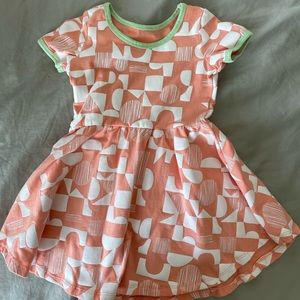 June and January 2T toddler girls coral dress